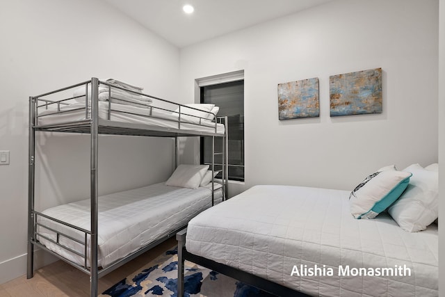 300 Washington Ave Unit 1, Grand Haven, MI 49417 - bedroom featuring wood finished floors and recessed lighting