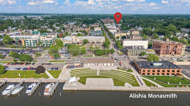 300 Washington Ave Unit 1, Grand Haven, MI 49417 - bird's eye view of a nearby body of water