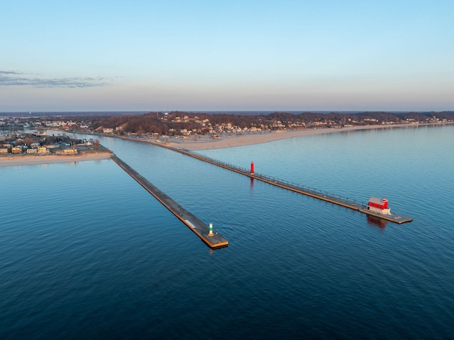 300 Washington Ave Unit 1, Grand Haven, MI 49417 - drone / aerial view of a nearby body of water