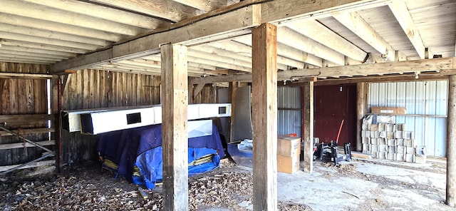 view of horse barn