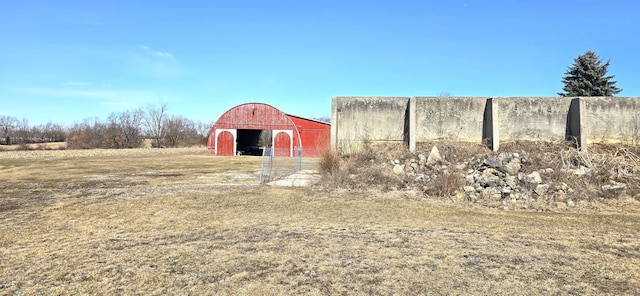 view of barn