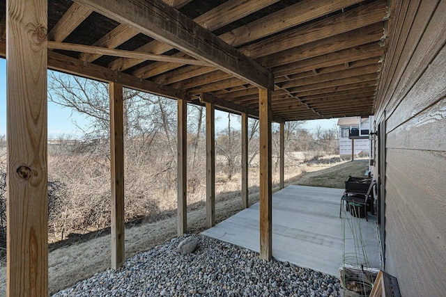 exterior space with a patio