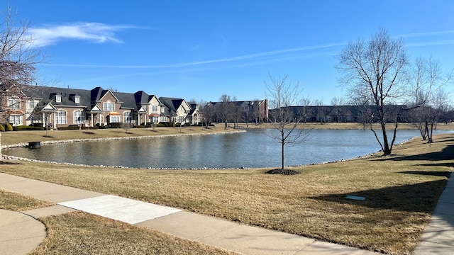 water view with a residential view