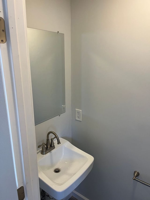 bathroom with a sink