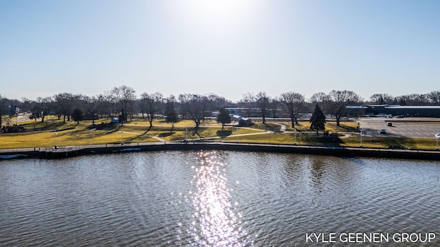 view of water feature