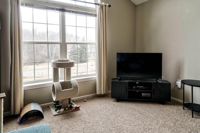 interior space with baseboards