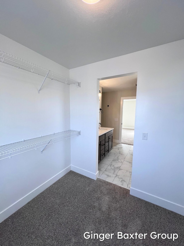 11328 Shoreline Dr Unit 118, Allendale, MI 49401 - spacious closet with light colored carpet and light marble finish floors