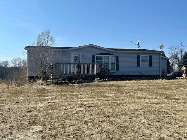 view of manufactured / mobile home