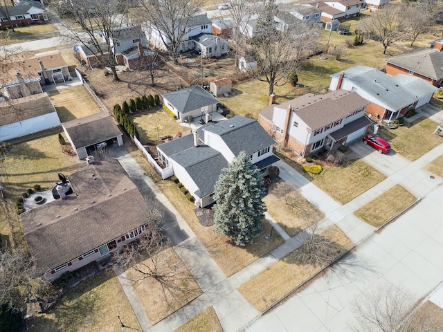 birds eye view of property featuring a residential view