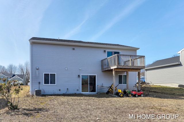 view of back of property