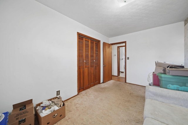 interior space with a closet