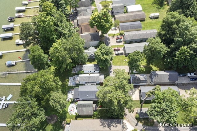 bird's eye view featuring a residential view