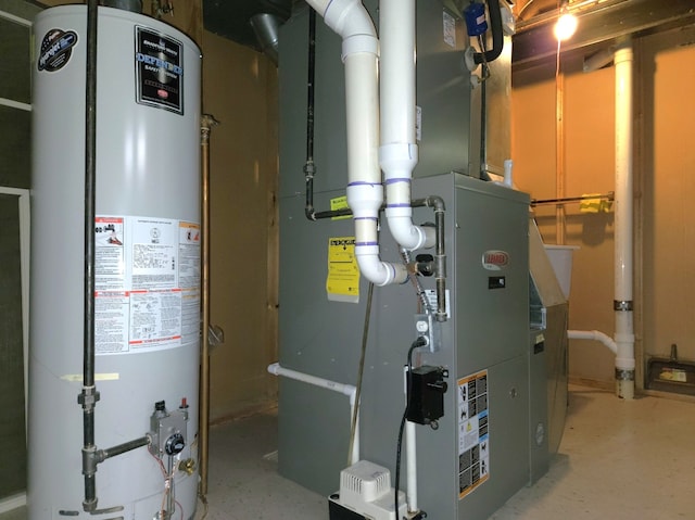 utilities featuring water heater