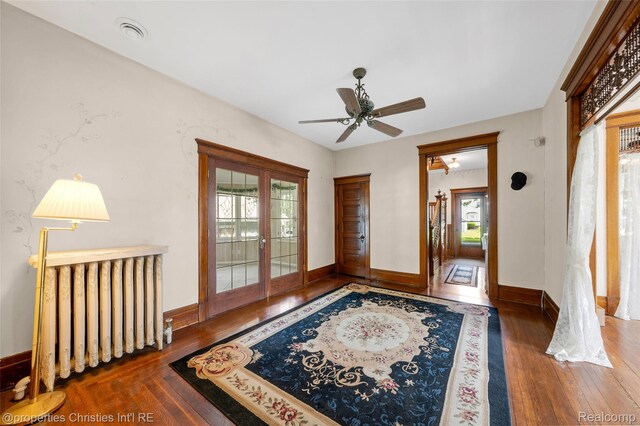 407 Westminister St, Marine City, MI 48039 - entrance foyer with hardwood / wood-style floors, baseboards, and healthy amount of natural light