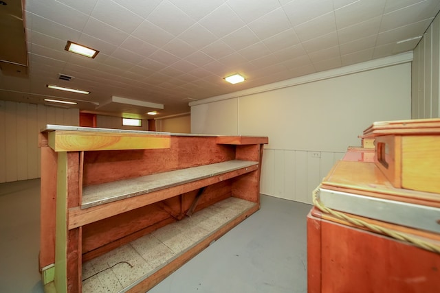 view of storage room