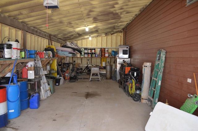 storage room featuring a garage