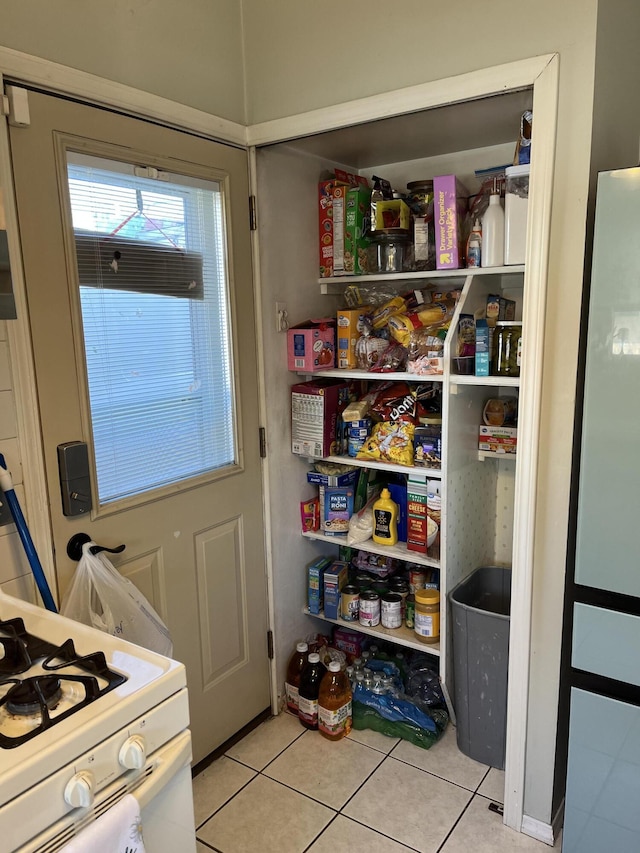 view of pantry