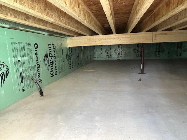 below grade area featuring crawl space