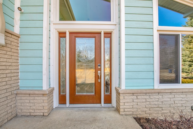 view of entrance to property