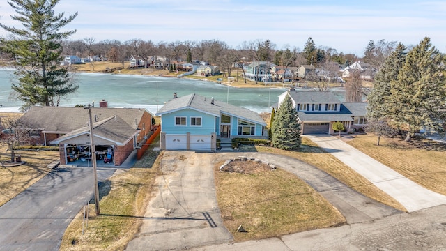 birds eye view of property featuring a residential view