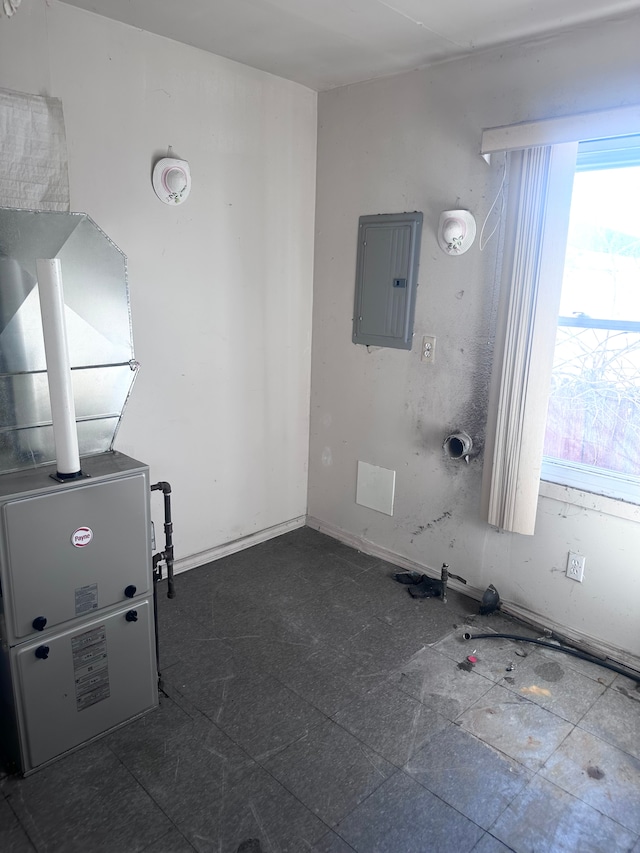 utility room featuring electric panel