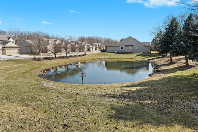 property view of water