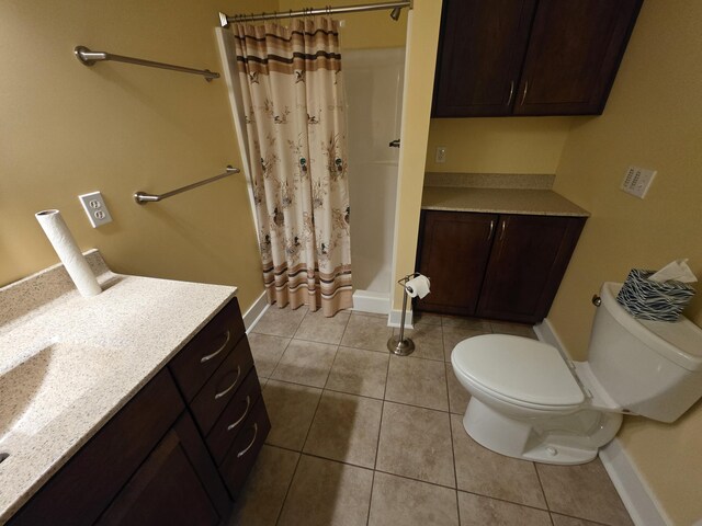 5569 Front St, Newaygo, MI 49337 - full bathroom with vanity and tile patterned floors