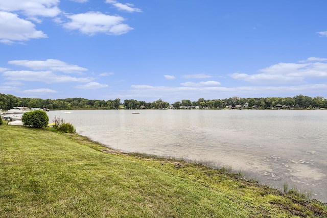 property view of water