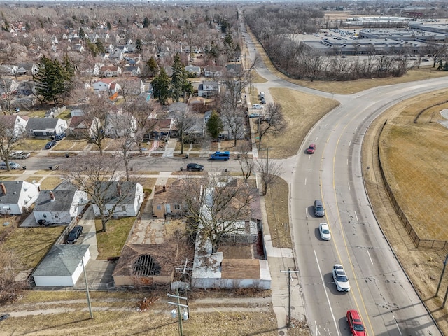 drone / aerial view featuring a residential view