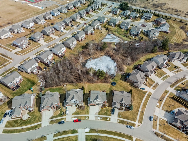 drone / aerial view featuring a residential view