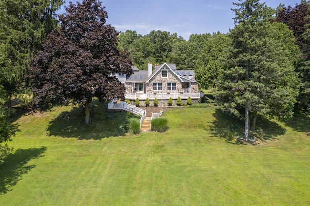 15797 Hillside Dr, Vandalia, MI 49095 - aerial view