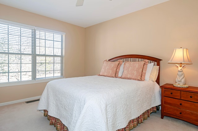 3845 Winding Brook Cir, Rochester Hills, MI 48309 - bedroom with carpet floors, baseboards, and a ceiling fan
