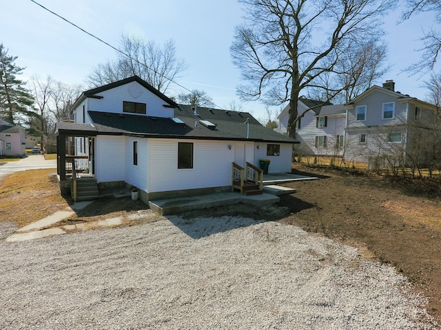 view of rear view of property