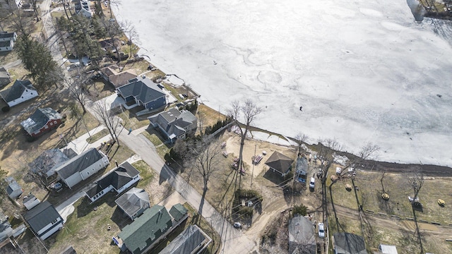 drone / aerial view featuring a residential view