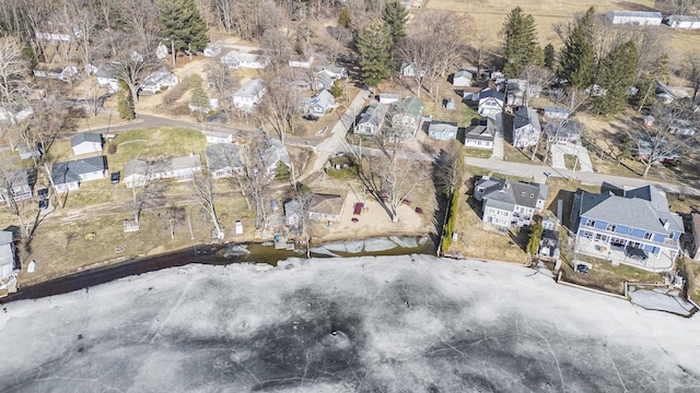 bird's eye view featuring a residential view