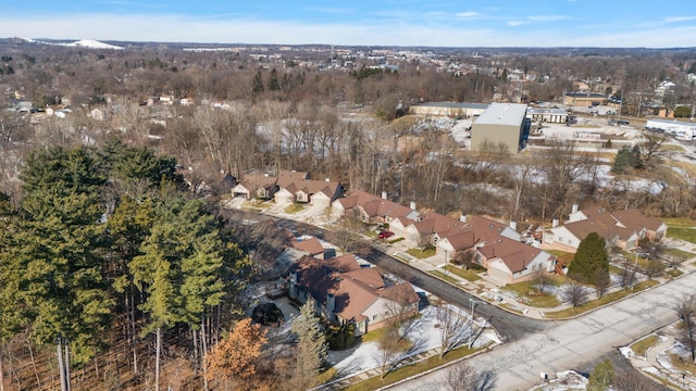 birds eye view of property featuring a residential view