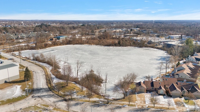 aerial view featuring a residential view