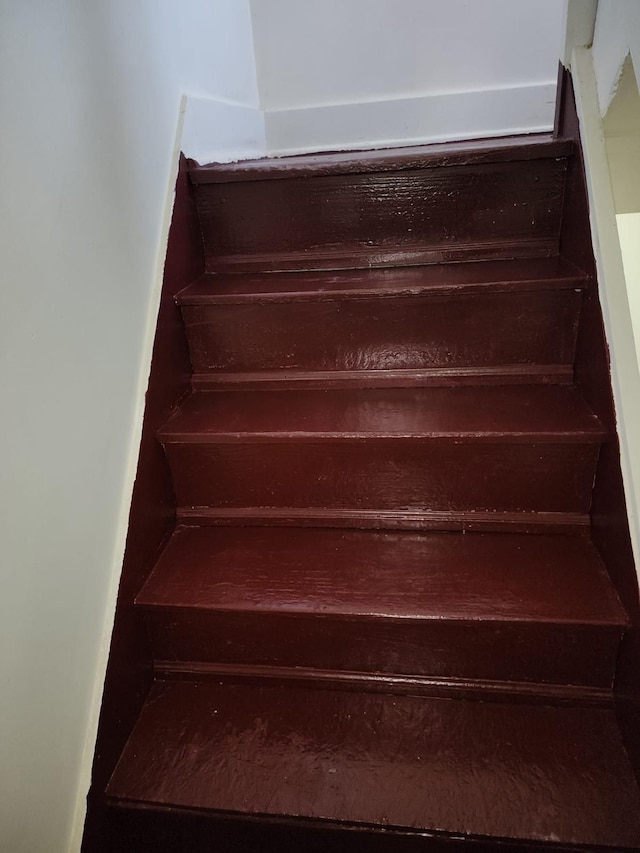 view of staircase