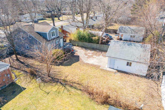 birds eye view of property featuring a residential view