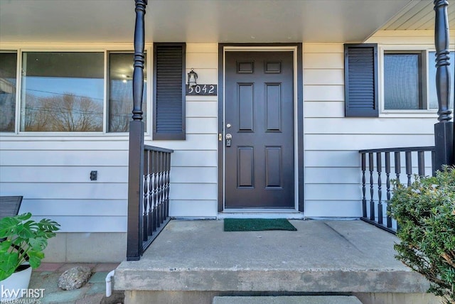 view of entrance to property