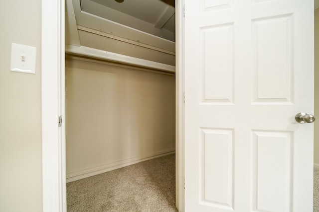 view of closet