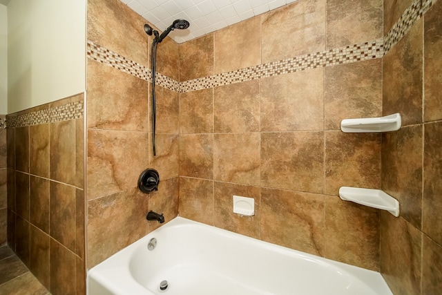 full bathroom featuring shower / bathtub combination