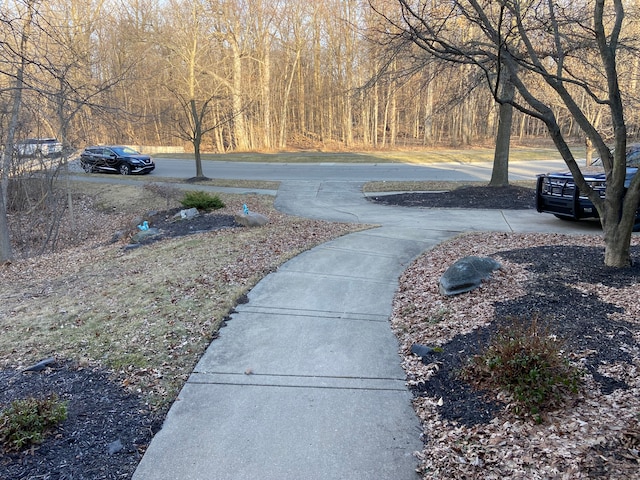 view of street with sidewalks