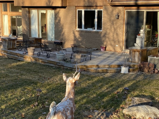 view of patio / terrace featuring a deck