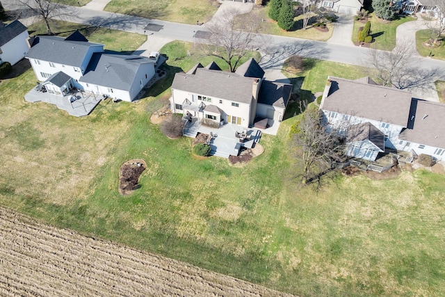 birds eye view of property featuring a residential view