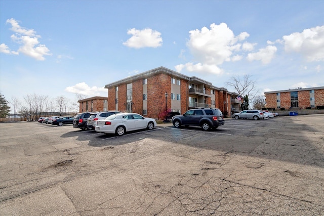 view of uncovered parking lot