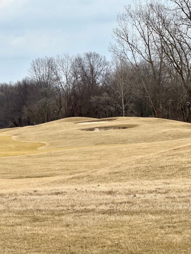 exterior space with golf course view