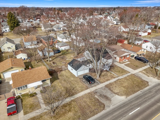 drone / aerial view featuring a residential view