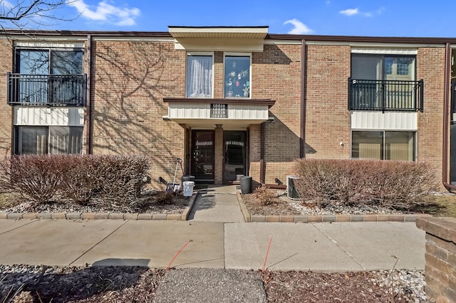 multi unit property with brick siding