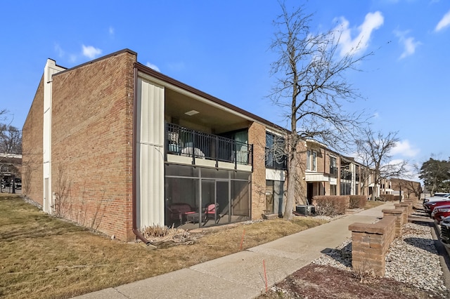 view of property with a residential view